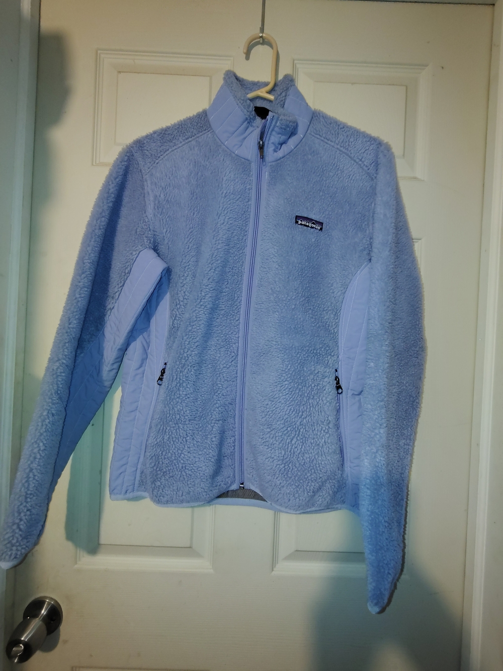 Patagonia Women's Light Blue Retro Pile Fleece Jacket